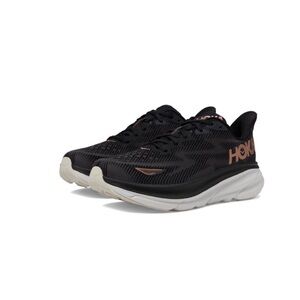 Hoka Clifton 9 Running Shoes in Black & Bronze